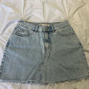 Light Blue Denim Skirt